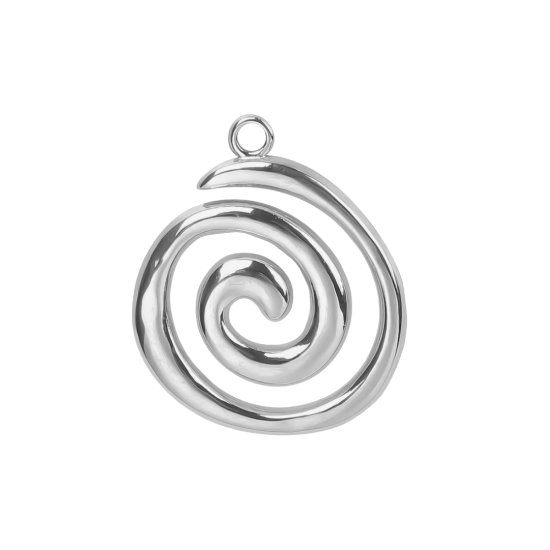 Spirale argentée